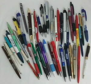 LOT of 41 Advertising Clicker Pens ~ Vintage to Modern - Picture 1 of 5
