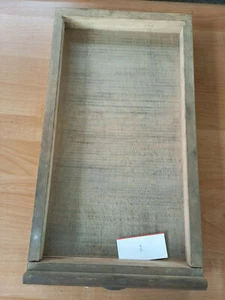 alte Druckereischublade aus Holz mit Griff Deko im vintage-shabby-Style Nr. 9 - Bild 1 von 5