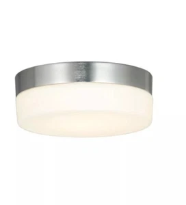 Justice Design Fusion 7" SQ LED Flush Mount, Nickel/Opal - FSN-4141-OPAL-NCKL - Picture 1 of 1