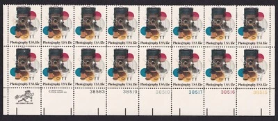 Scott #1758 Photography Plate Block Of 16 Stamps - MNH LR - Image 1 of 2