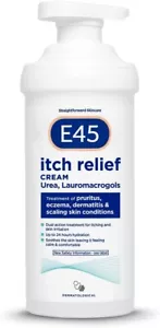 E45 Cream Pump 500 g Itch Relief Dermatological Skin Dry Care - Picture 1 of 6