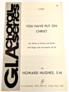 Vintage Sheet Music GIA Choir Series You Have Put on Christ Voices & Organ 1977 - Picture 1 of 3