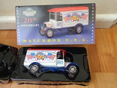 MATCHBOX COLLECTIBLES 1926 FORD MODEL TT VAN US 20TH ANNIVERSARY MODEL - Image 1 of 3