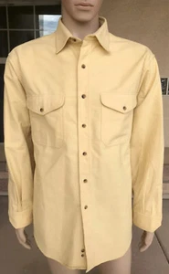 Vintage 90s Lands End Heavy Button Down Long Sleeve Polo Work Outdoor Shirt - Picture 1 of 8