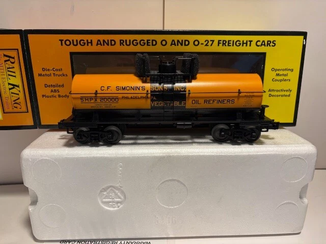 MTH RAILKING 30-73513 CF SIMONIN's SONS INC TANK CAR.. NIB - Image 1 of 1