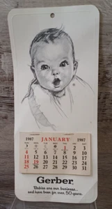 Vintage Unused 1987 Gerber Baby Food Calendar - Picture 1 of 1