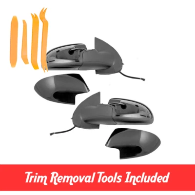 Driver & Passenger Side Power Mirror Set For 2005-2010 Chevrolet Cobalt Sedan - Image 1 of 3
