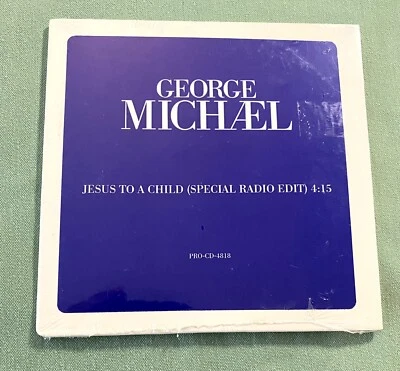 George Michael         ** NEW/SEALED PROMO CD **       Jesus to a Child — 第 1/2 张图片