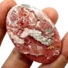 23g Natural Rhodochrosite Collectible Crystal Palmstone Mineral Specimen Reiki
