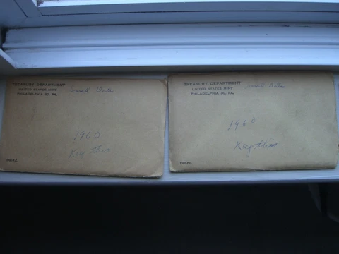 FIVE 1960 SMALL O PROOF SETS Cover