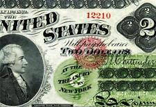HGR SUNDAY 1862 $2 Legal Tender ((RARE)) ((1st U.S. $2 Note)) VERY HIGH GRADE
