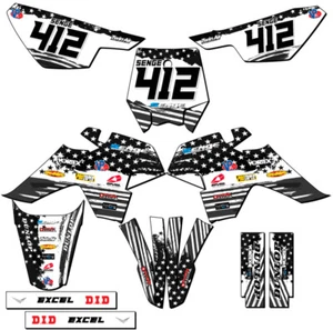 SR 110 DX MERICA Grey Senge Graphics Kit Compatible with SSR - Picture 1 of 10