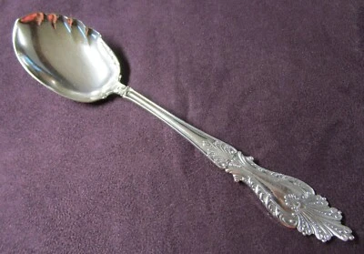 Cuchara para servir pequeña RAPHAEL cuenco estriado plateado 1896 ROCOCO sin monograma Foto 1 de 4