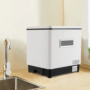 Edelstahl Geschirrspüler 60L Mini Spülmaschine Tischgeschirrspüler freistehen DE - Bild 1 von 22
