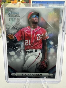 2023 Bowman Sterling - Prospects Refractor #BSP-55 Elijah Green /199 (RC) - Picture 1 of 2