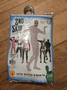 Rubies 2nd skin Mummy FULL BODY Stretch Jumpsuit Adult Costume MEDIUM - Picture 1 of 2