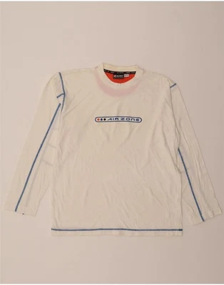 LOTTO Boys Graphic Top Long Sleeve 15-16 Years XL White Cotton AE09 - Image 1 of 2