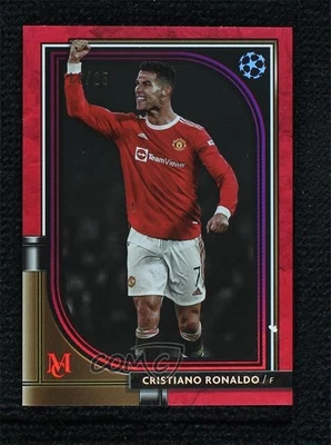2021-22 Topps Museum Collection UCL Ruby /25 Cristiano Ronaldo #7 - Image 1 of 2
