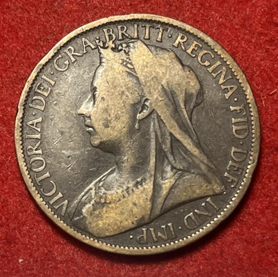 Great Britain Penny 1900 Bronze Coin KM#790 T8776 - Image 1 of 2