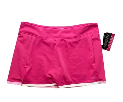 Mini Skort para mujer New Balance rosa forrado nuevo con etiquetas XL Foto 1 de 4