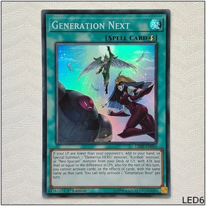 YUGIOH ~ GENERATION NEXT ~ 1st EDITION SUPER RARE ~LED6-EN014 - Picture 1 of 1