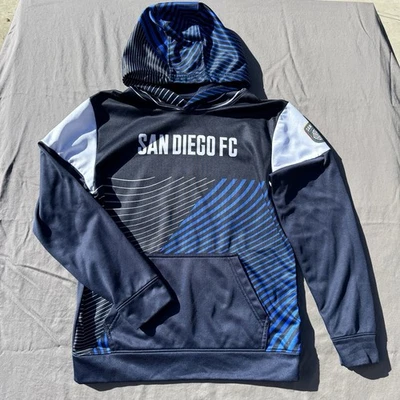 Sudadera con Capucha Juvenil 14/16 San Diego Football Club Azul Plateado Blanco Talla Grande Foto 1 de 4