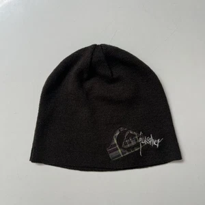 Vintage Y2K QUICKSILVER Knit Beanie Hat Men's One Size Cap - Picture 1 of 5