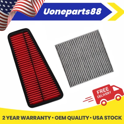 CA9683 CF10374 Engine & Cabin Air Filter for 2005-2015 Toyota Tacoma V6 4.0L - Image 1 of 4