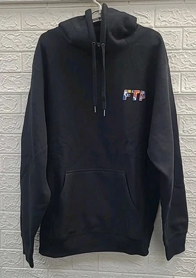 Sudadera con capucha negra con logotipo FTP para hombre talla XL Foto 1 de 4