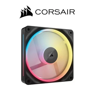 Corsair iCUE LINK QX120 RGB 120mm PWM PC Fan - Black - Picture 1 of 8