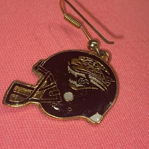 Jacksonville Jaguars Football Helmet Single Pierced Earring 1995 Peter David - Picture 1 of 5