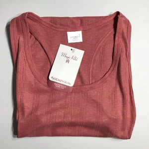 Vintage Damen-Tanktop Jockey For Her Racerback Magic Ribs Größe Large korallefarben - Bild 1 von 8