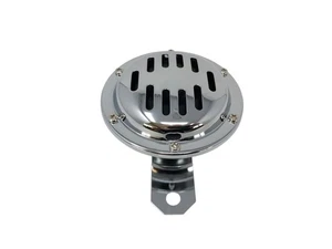 Klaxon Chrome 12V Universel De 100mm pour Moto Custom Cafè racer vintage - Picture 1 of 1