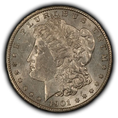 1901-S $1 Morgan Silver Dollar - Key Date - Original AU/UNC Key Date - SKU-B5311 - Image 1 of 4