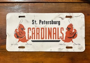 St. Petersburg Cardinals Minor League License Plate 66-96 Florida  - Picture 1 of 9