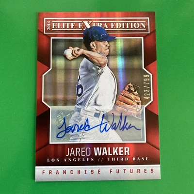 Jared Walker 2014 Panini Elite Extra Edition Franchise Futures Auto #35  423/799 - Image 1 of 3