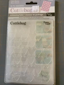 Dossiers de gaufrage 3D en plastique Cuttlebug Provo Craft BLOCS CARDIAQUES 37-1139 - Photo 1/3