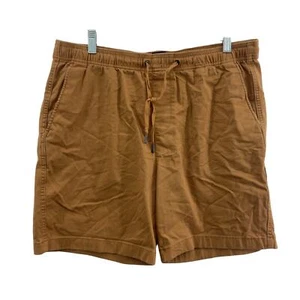 Gap Men's Orange Cotton Drawstring Waist Chino Shorts Size L Preowned - Picture 1 of 5