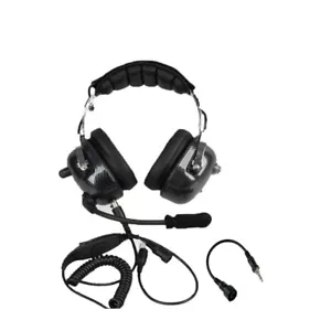 Walkie Talkie Kopfhörer Geräuschunterdrückung Headset für Yaesu Vertex VX-6R VX-7R - Bild 1 von 10