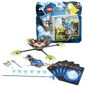 Year 2013 Lego Legends of Chima 70105 NEST DIVE with Speedor and EGLOR (97 Pcs)