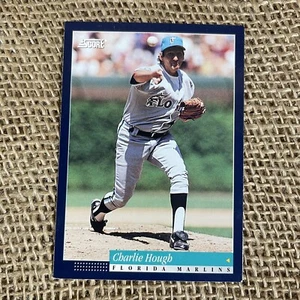 Charlie Hough ‘93 Florida Marlins Pitcher Score Baseball Card 452 Collector - Picture 1 of 4