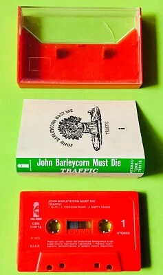 JOHN BARLEYCORN MUST DIE Rara MC TRAFFIC Made In ITALY 1973 Island FREEDOM RIDER - Image 1 of 3