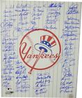 New York Yankees Signed 16X20 Photo Top Hat Logo W/ 70 Sigs- Beckett Loa
