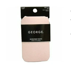 ๐ธ*NEW* Girls George Brand Light Pink Microfiber Tights SZ 12-16๐ธ - Picture 1 of 5
