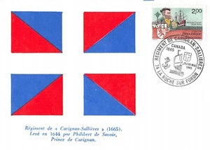 Maximum Card FDC France Regiment Of Carignan 1985 La Roche Sur Foron - Picture 1 of 2