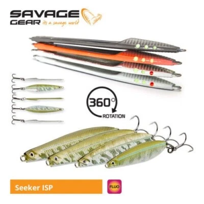 Savage Gear Seeker ISP Super Series Lures Bass Sea Trout Salmon Fishing Tackle - Image 1 of 4