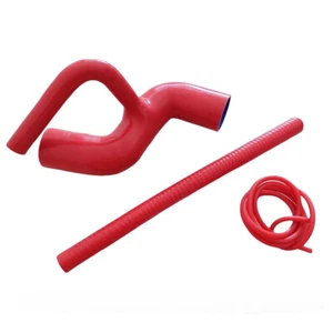 Red For AUDI S3 Complete Coldside Dump vlv Spout 1.8 Silicone Intake Hoses Fit - Bild 1 von 2