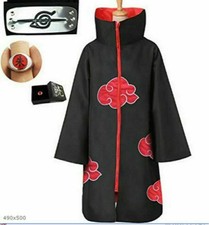 2021 New Akatsuki Uchiha Itachi Cloak Anime Cosplay Unisex Costume ninja NARUTO