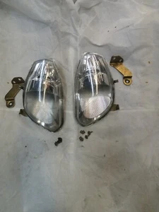 2004-2007 OEM POLARIS PREDATOR 500 Front Headlight Assembly & Bracket Set - Picture 1 of 7