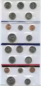 US Coin 1999 Uncirculated P & D sets, Original Package, (504UC) - Picture 1 of 2